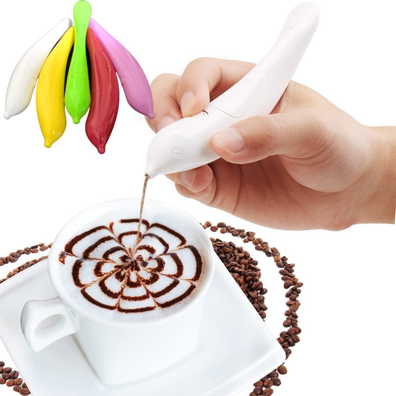 Coffee Decorating Pen Coffee Latte Art Pen Barista Cappuccino Espresso  Coffee Decorating Latte Art Pen