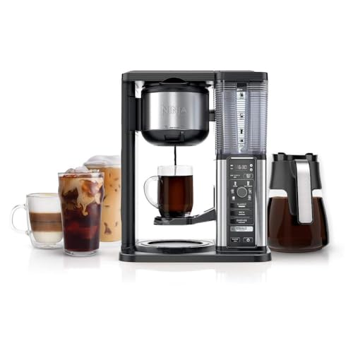 10-Cup Coffee Maker with 4 Brew Styles for Ground Coffee