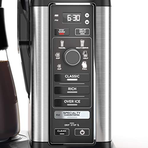 10-Cup Coffee Maker with 4 Brew Styles for Ground Coffee