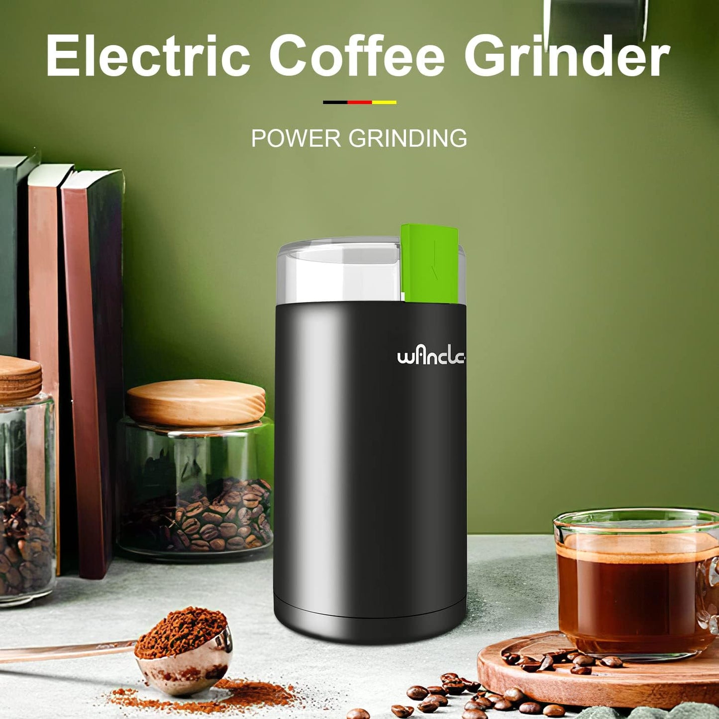 Coffee Grinder, Wancle Electric Coffee Grinder