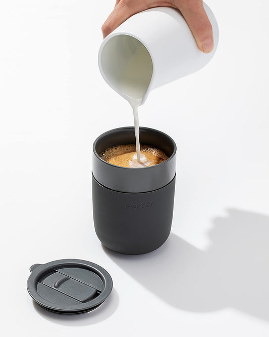 W&P Porter Travel Coffee Mug with Protective Silicone Sleeve
