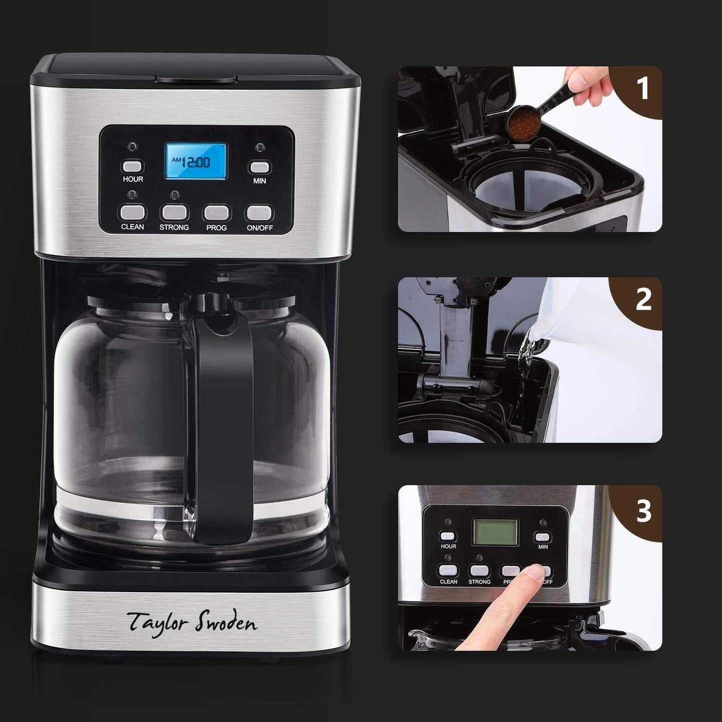 Taylor Swoden Programmable Coffee Maker