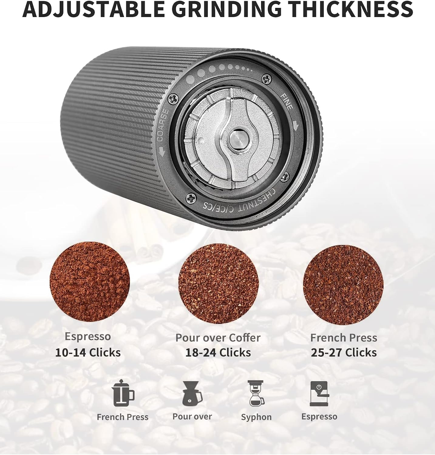 TIMEMORE Chestnut C2 MAX Manual Coffee Grinder
