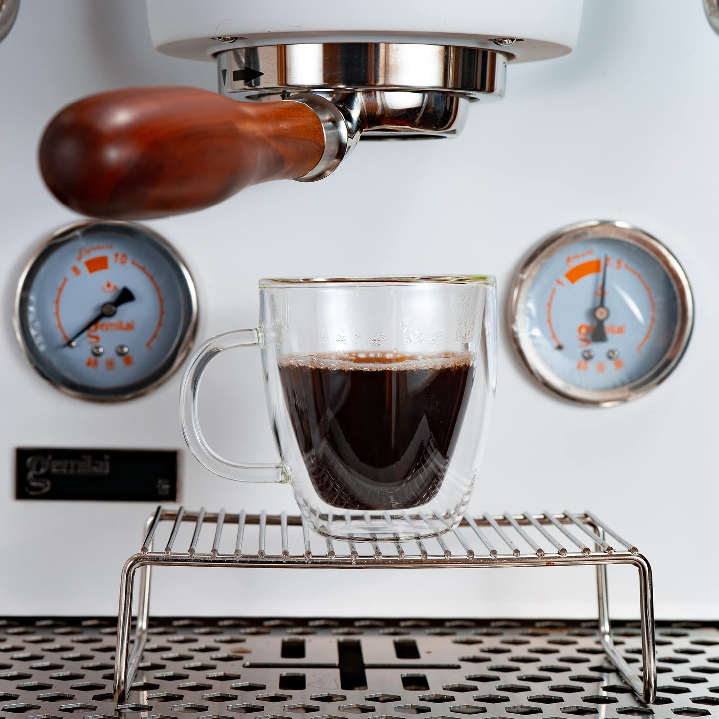 YUNCANG 5.5 oz Espresso Mugs (Set of 2)