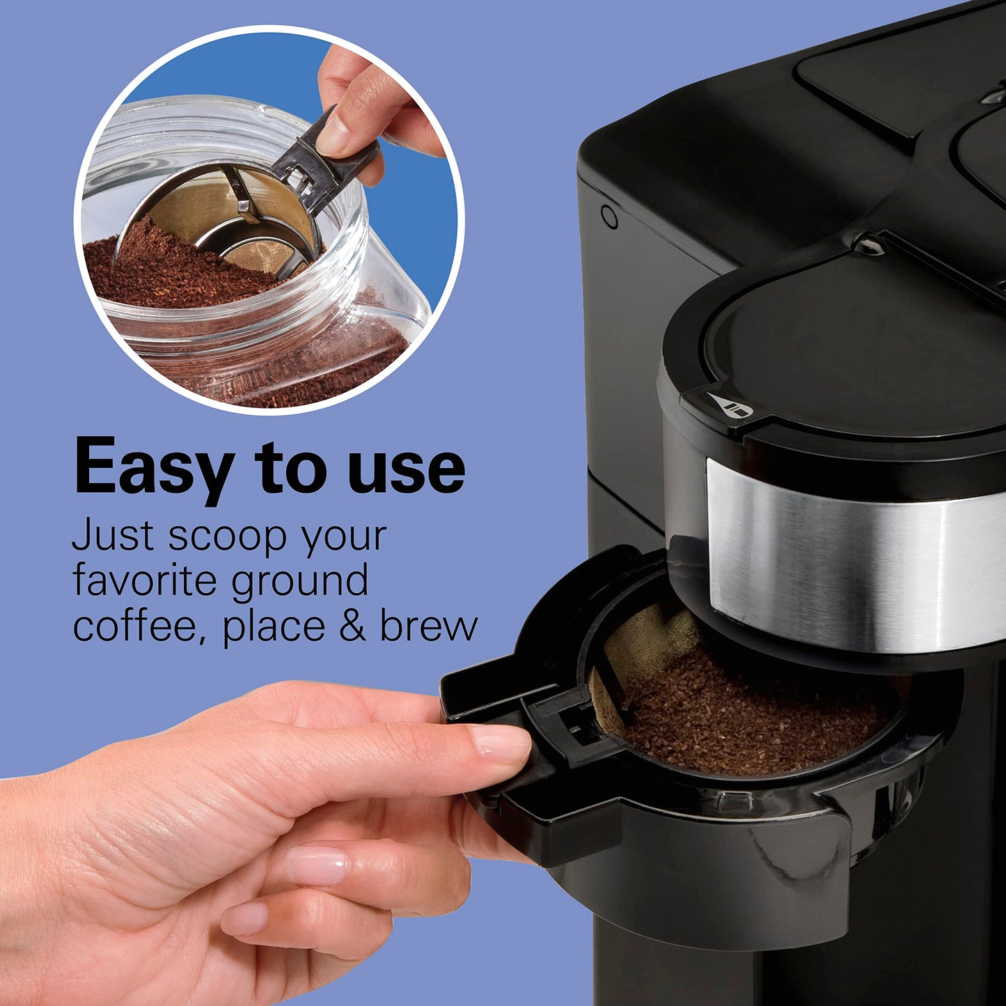 Hamilton Beach 2-Way 12 Cup Programmable Drip Coffee Maker