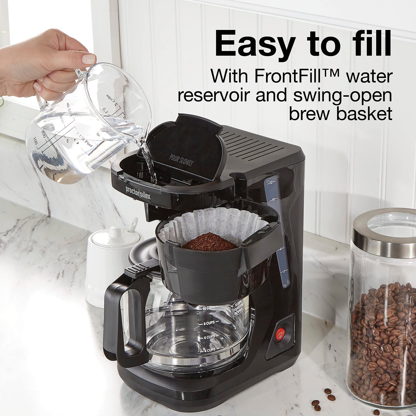 Proctor Silex FrontFill Drip Coffee Maker
